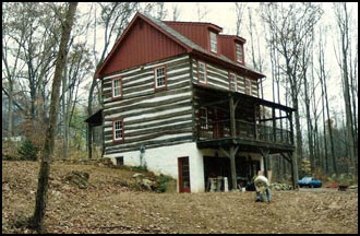 Chester Spring's Log House